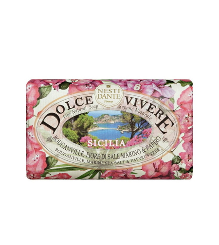 Nesti Dante, Dolce Vivere Sicilia, Pomegranate & Blackcurrant, Soothing, Soap Bar, 250 g