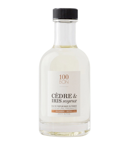 100 Bon, Cedre & Iris Soyeux, Eau De Parfum, Unisex, Refill, 200 ml *Tester