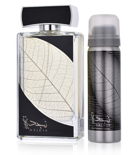 Set Lattafa: Najdia, Eau De Parfum, For Men, 100 ml + Najdia, Deodorant Spray, For Men, 50 ml