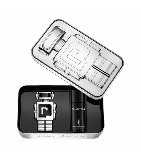 Set Paco Rabanne: Phantom, Eau De Toilette, For Men, 100 ml + Phantom, Deodorant Spray, For Men, 150 ml