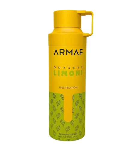 Armaf, Odyssey Limoni Fresh, Refreshing, Citrus, Deodorant Spray, Unisex, 200 ml