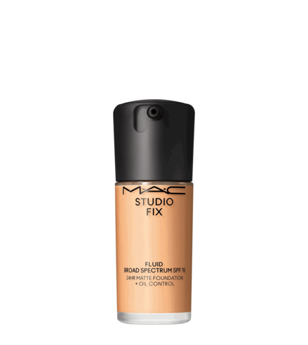 MAC, Studio Fix Fluid, Fragrance-Free, Matte, Liquid Foundation, C55, SPF 15, 30 ml *Tester