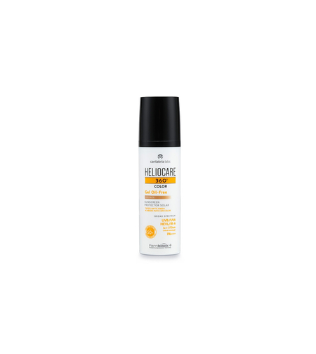 Cantabria Labs, Heliocare 360º Color, Color Pigments, Tan Activator, Sunscreen Gel, SPF 50+, 50 ml