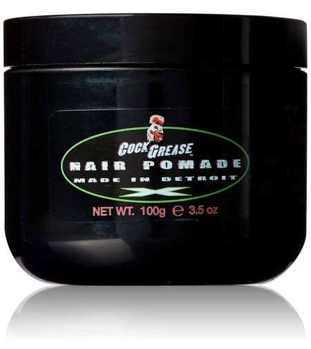 Cock Grease, Extra Stiff X, Hair Styling Pomade, Shine Finish, Extra Hold, 100 g