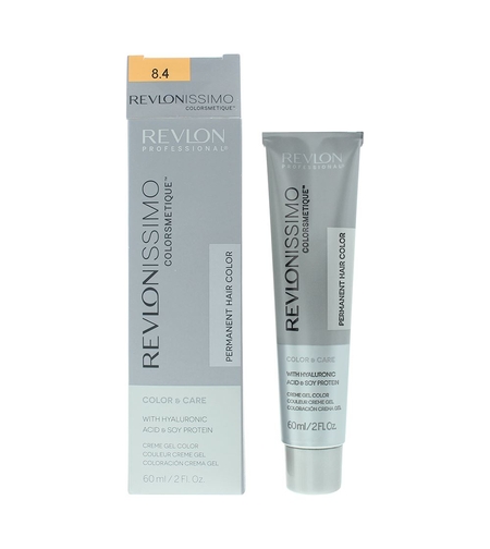 Revlon, Revlonissimo Colorsmetique, Permanent Hair Dye, 8.4 Light Copper Blonde, 60 ml