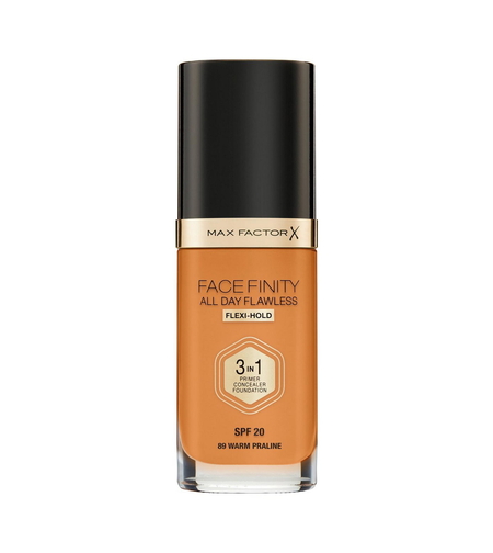 Max Factor, Facefinity All Day Flawless, Matte Finish, Primer, Concealer & Foundation 3-In-1, 88, Praline, SPF 20, 30 ml