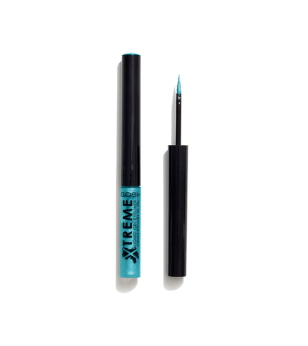 Gosh, Xtreme, Waterproof, Liquid Eyeliner, 009, Turquoise, 1.7 ml *Tester