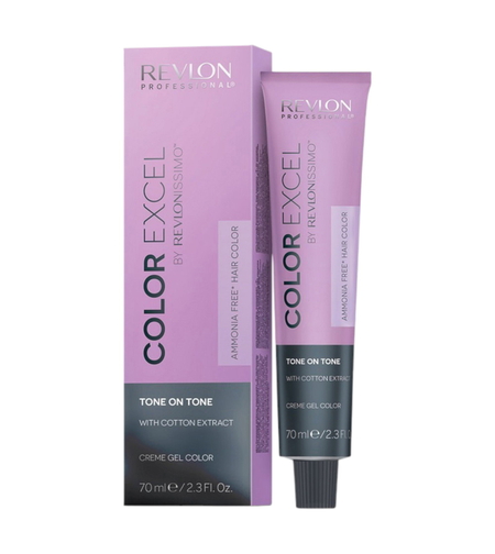 Revlon, Color Excel, Demi-Permanent Hair Dye, 5.46 Light Copper Red Brown, 70 ml