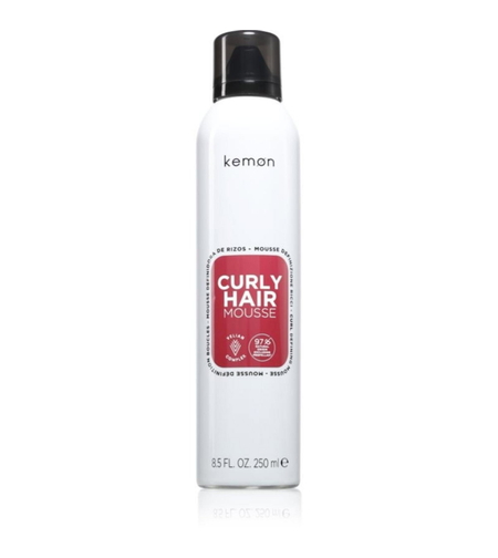 Kemon, Curly Hair Mousse, Hair Styling Mousse, Volume, Medium, 250 ml