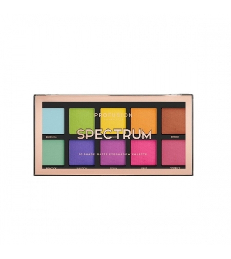 Profusion Cosmetics, Spectrum, Eyeshadow Palette, 10 Shades, 25 g