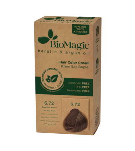 Biomagic, Biomagic, Keratin & Argan Oil, Permanent Hair Dye, 6.72 , 250 ml *Tester
