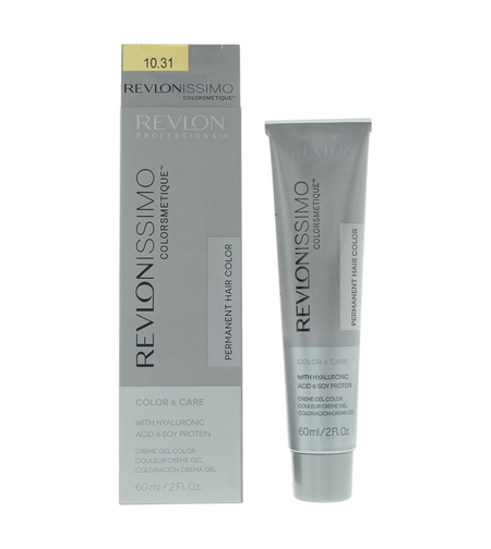 Revlon, Revlonissimo Colorsmetique, Permanent Hair Dye, 10.31 Pale Beige Blonde, 60 ml