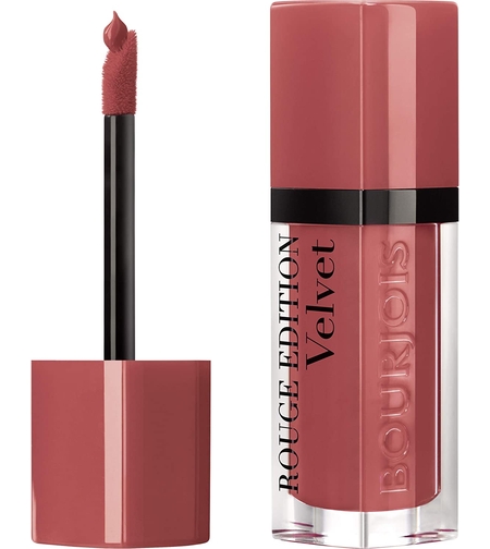 Bourjois, Rouge Edition Velvet, Dimethicone, Matte, Liquid Lipstick, 04, Peach Club, 7.7 ml