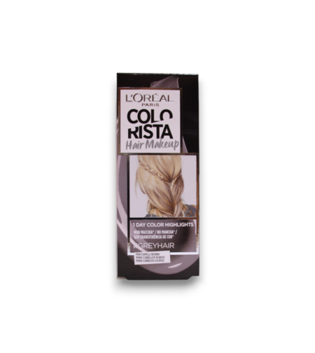 L'Oreal Paris, Colorista Hair Makeup, Semi-Permanent Hair Dye,  #GREYHAIR, 30 ml