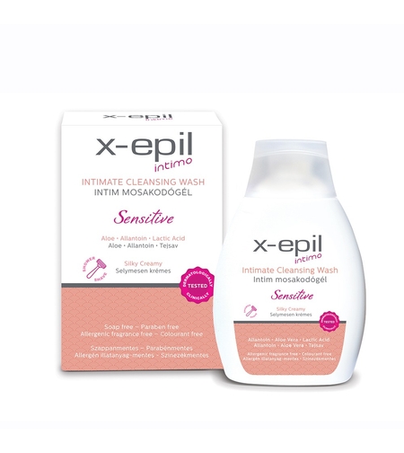X-Epil, Intimate Cleansing Wash Sensitive, Intimate Wash Gel, 250 ml