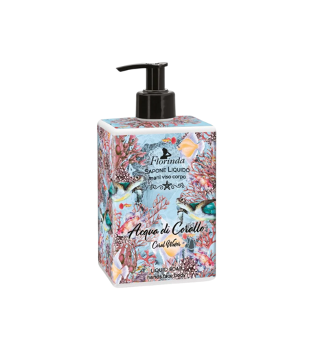 Florinda, Coral Water, Cleansing & Softening, Liquid Soap, Hands & Face & Body, 500 ml
