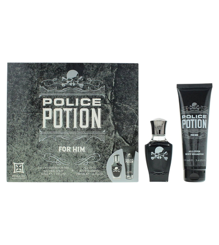 Set Police: Potion, Eau De Parfum, For Men, 30 ml + Potion, Hydrating, Body Lotion, 100 ml