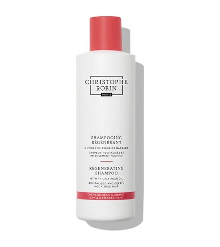 Christophe Robin, Regenerating, Prickly Pear Oil, Hair Shampoo, 250 ml