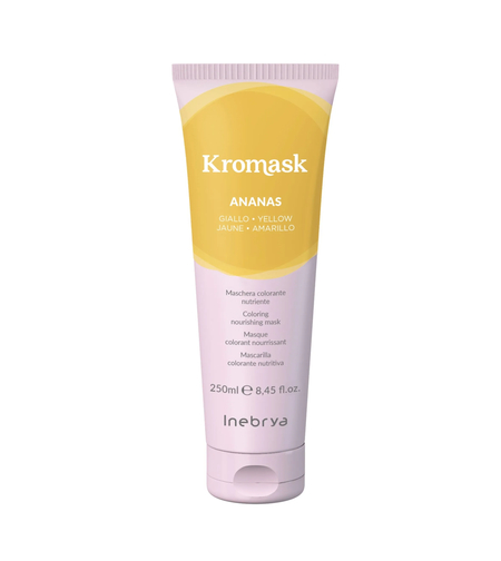 Inebrya, Kromask, Hair Colouring Cream Mask, Nourishing,  Yellow, 250 ml