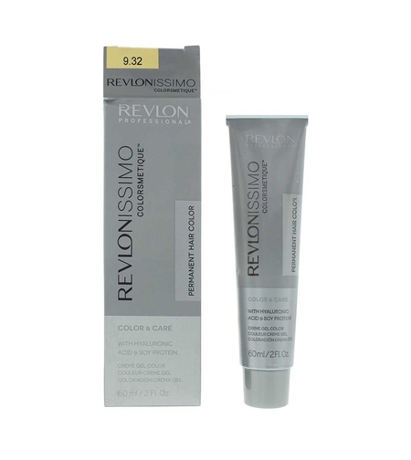 Revlon, Revlonissimo Colorsmetique, Permanent Hair Dye, 9.32 Very Light Golden Pearl Blonde, 60 ml