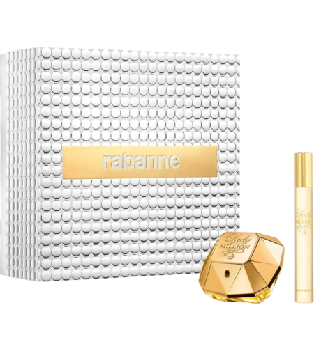 Set Paco Rabanne: Lady Million, Eau De Parfum, For Women, 50 ml + Lady Million, Eau De Parfum, For Women, 10 ml