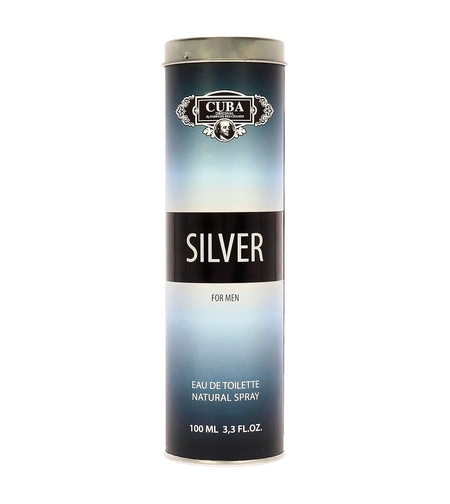 Cuba, Silver, Eau De Toilette, For Men, 100 ml