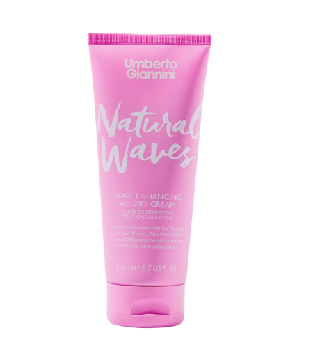 Umberto Giannini, Glazed Waves, Hair Leave-In Cream Treatment, Defining & Anti-Frizz, 200 ml