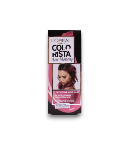 L'Oreal Paris, Colorista Hair Makeup, Semi-Permanent Hair Dye,  #MAUVEHAIR, 30 ml