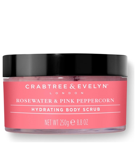 Crabtree & Evelyn, Rosewater & Pink Peppercorn, Hydrating, Body Scrub, 220 g *Tester