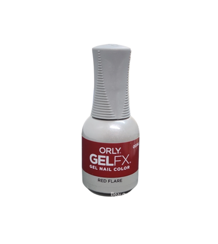 Orly, Gelfx, Creme, Semi-Permanent Nail Polish, Red Flare, 18 ml