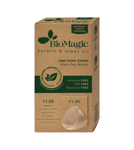 Biomagic, Biomagic, Keratin & Argan Oil, Permanent Hair Dye, 11.00 , 250 ml *Tester