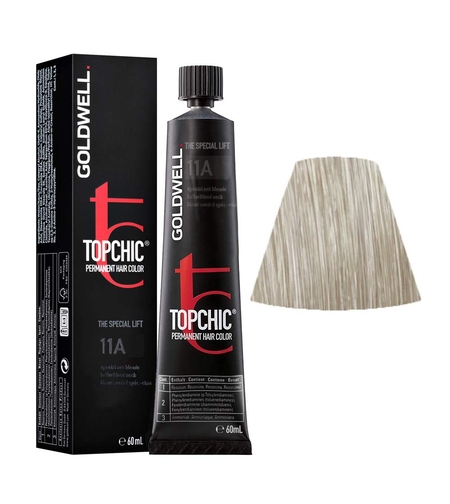 Goldwell, TopChic, Permanent Hair Dye, 11A Special Ash Blonde, 60 ml