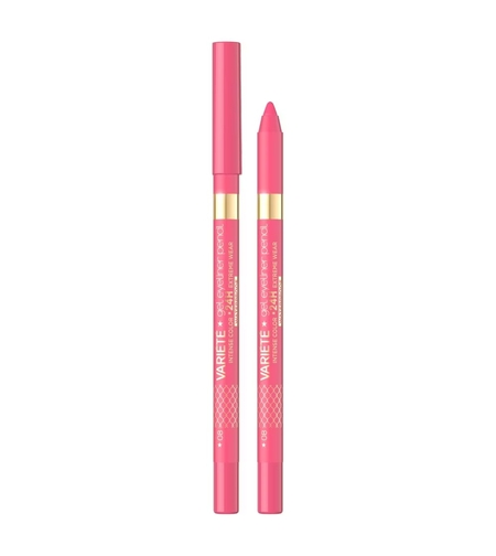 Eveline Cosmetics, Variete, Waterproof, Gel Pencil Eyeliner, 09, Pink, 1.3 g