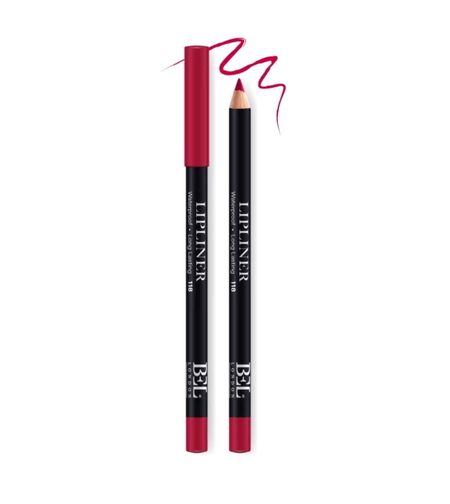 Bel London, BEL London, Hydrogenated Vegetable Oil, Waterproof, Contour, Lip Liner, 118, 0.78 g