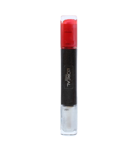 L'Oreal Paris, Infallible, Gel-Effect, Nail Polish 2-In-1, MTX 027, Orange, 2 x, 5 ml