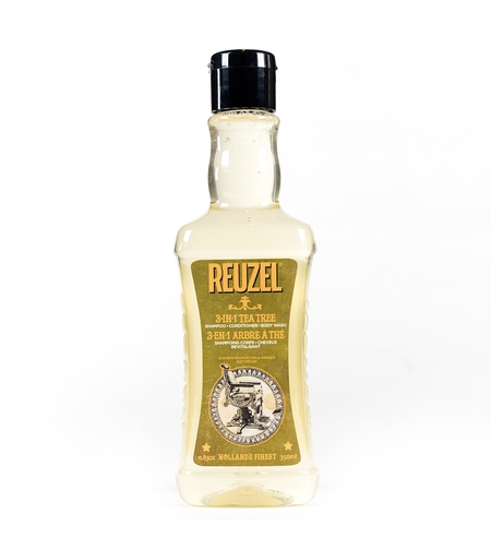 Reuzel, Reuzel, Tea Tree Oil, Hair Shampoo, Conditioner & Shower Gel 3-In-1, Moisturizing, 350 ml
