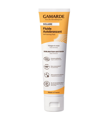 Gamarde, Gamarde, Bio, Tanning, Self-Tanning Fluid, For Face & Body, 100 ml