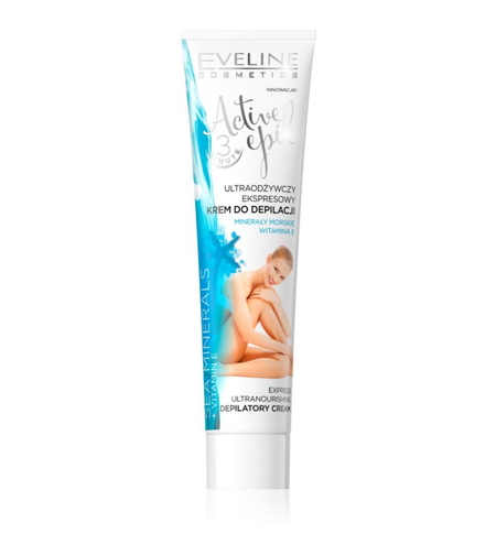 Eveline Cosmetics, Active Epil, Hair Removal Cream, All Skin Types, For Legs & Arms, 125 ml