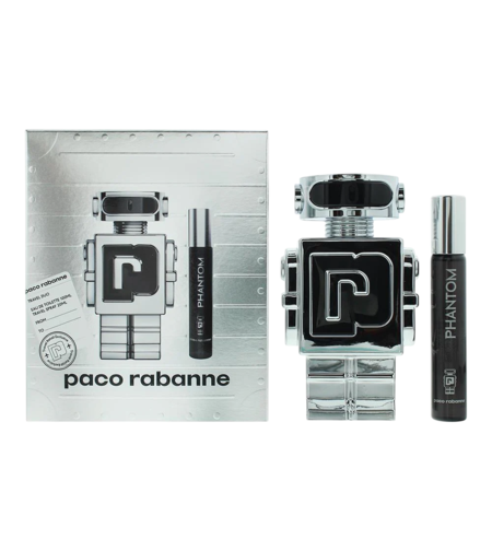 Set Paco Rabanne: Phantom, Eau De Toilette, For Men, 100 ml + Phantom, Eau De Toilette, For Men, 10 ml