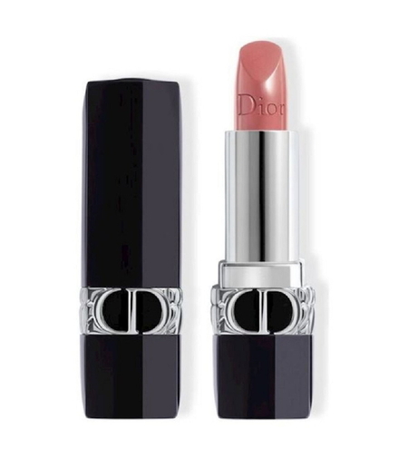 Christian Dior, Dior Rouge, Jojoba, Satin Finish, Cream Lipstick, 100, Nude Look, Refillable, 3.5 g