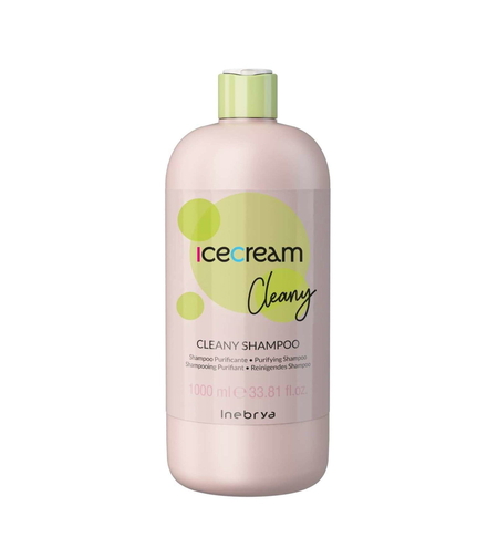 Inebrya, Ice Cream Cleany, Hair Shampoo, Purifying, 1000 ml
