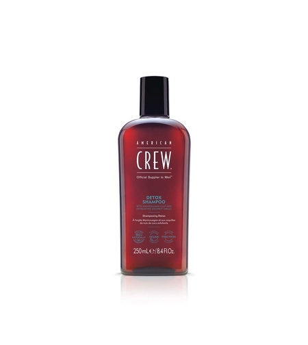American Crew, Detox, Vegan, Hair Shampoo, For Regulation Of Excessive Sebum, 250 ml