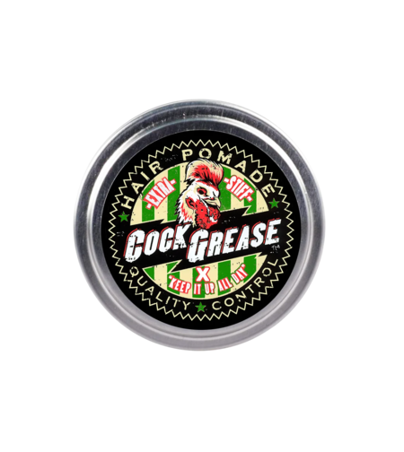 Cock Grease, Extra Stiff X, Hair Styling Pomade, Shine Finish, Strong Hold, 50 g