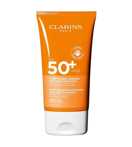 Clarins, Sun Care, Hydrating, Sunscreen Cream, SPF50+, 150 ml