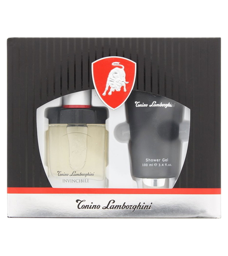 Set Tonino Lamborghini: Invincibile, Eau De Toilette, For Men, 40 ml + Invincibile, Hydrating, Shower Gel, All Skin Types, 100 ml