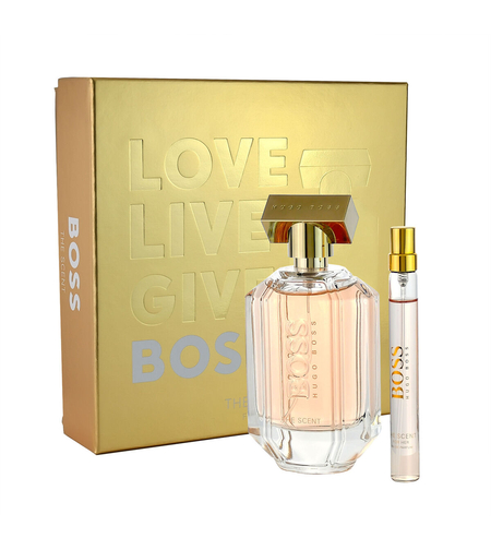 Set Hugo Boss: The Scent, Eau De Parfum, For Women, 100 ml + The Scent, Eau De Parfum, For Women, 10 ml