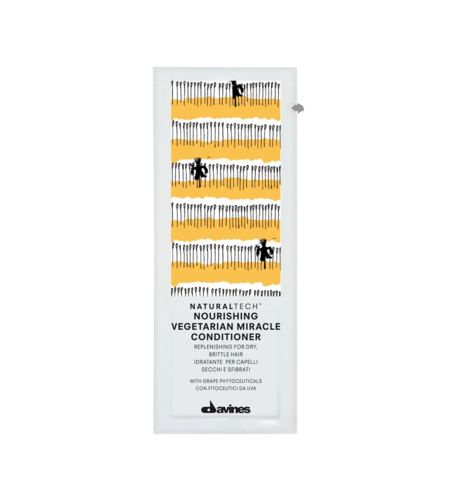 Set, Davines, NaturalTech Nourishing Vegetarian Miracle, Hair Conditioner, Hydrating, 12 pcs, 12 ml
