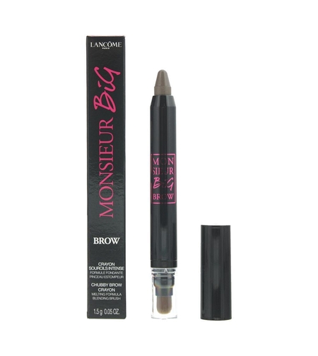 Lancome, Monsieur Big Brow, Blending, Eyebrow Cream Pencil & Brush 2-In-1, 02, Chestnut, 1.5 g