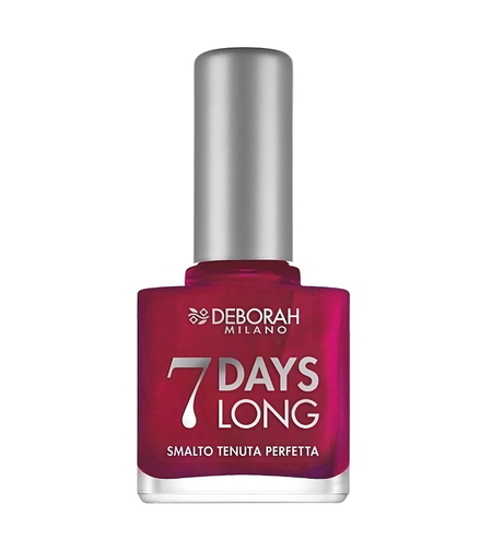 Deborah, 7 Day Long, Vitamins, Quick-Dry, Nail Polish, EN872, Pearly Purple, 11 ml