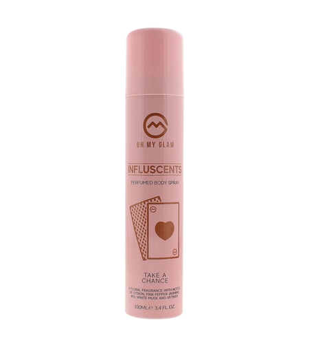 Oh My Glam, Influscent Take A Chance, Body Spray, White Musk, 100 ml